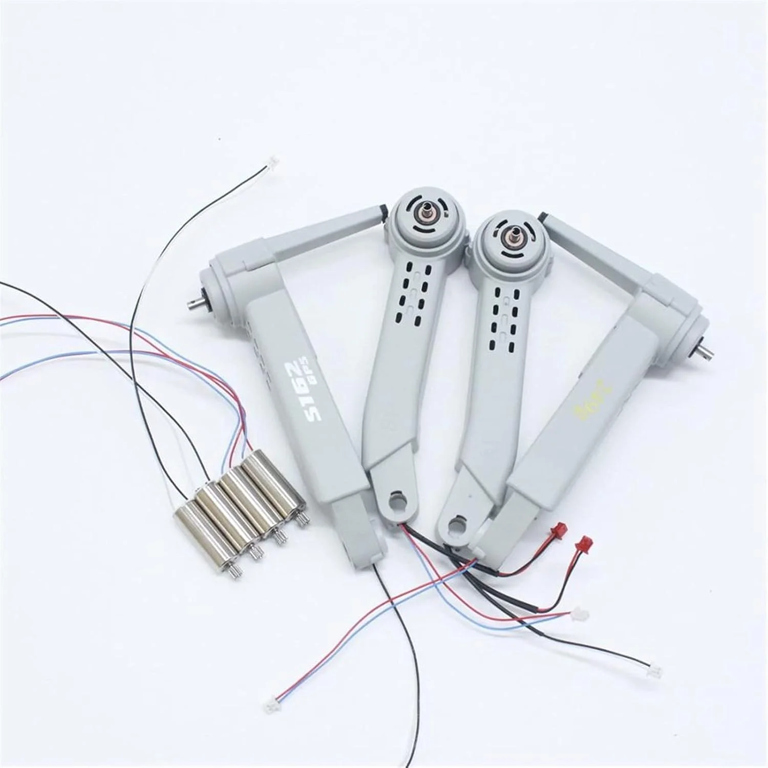 کیت قطعات شامل بازو، موتور، چرخ دنده، چراغ و غیره، برای کوادکوپتر S162 GPS RC 4K، بازوی جایگزین موتور برای پهپاد FPV