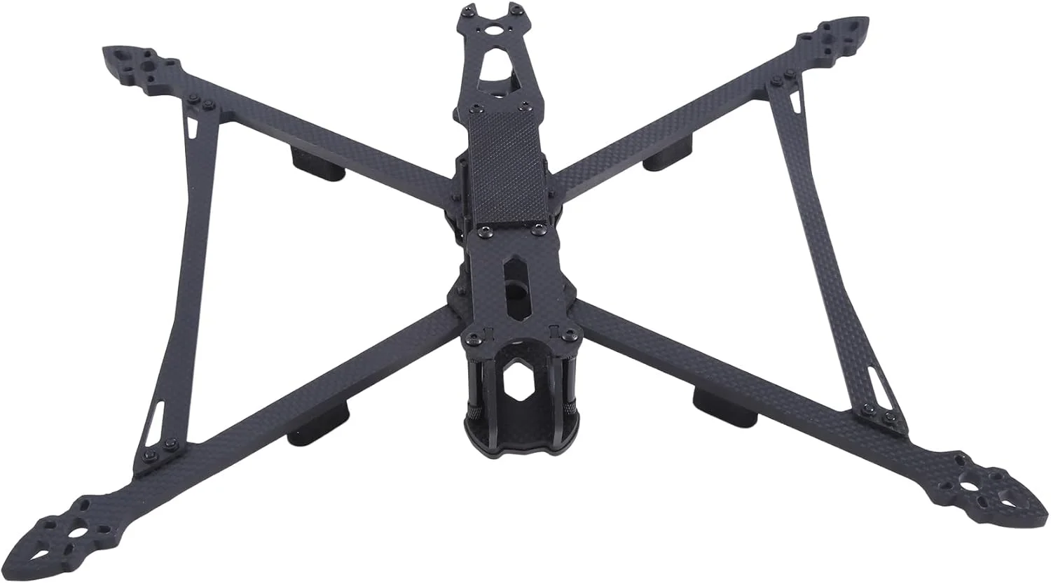 فریم فیبر کربنی 3K مدل MARK4 V2 سایز 9 اینچ با فاصله بین دو محور 387 میلی‌متر، مناسب برای پهپاد مسابقه‌ای FPV فری‌استایل RC (مدل B)، استفاده آسان