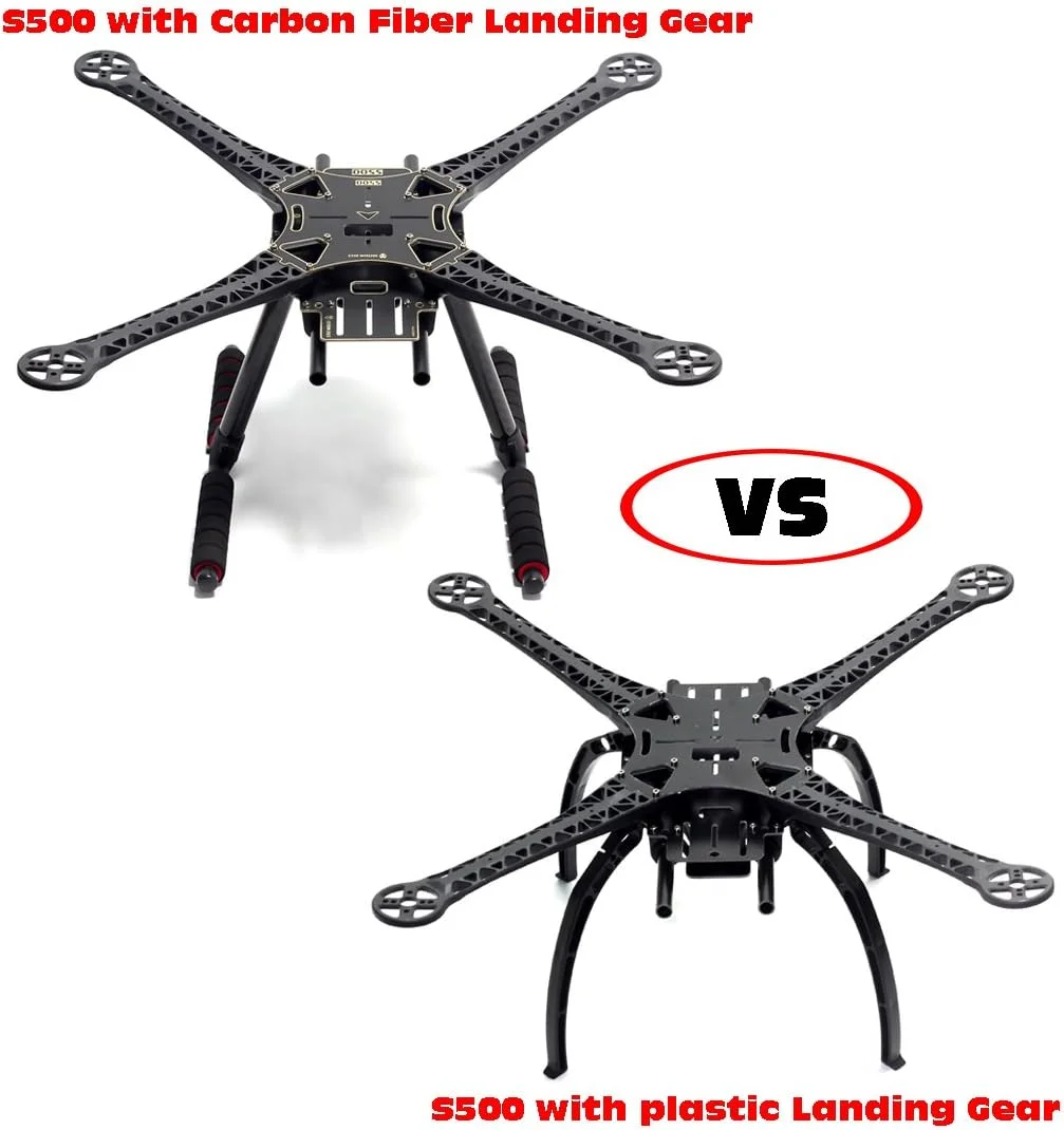 کیت فریم کوادکوپتر Readytosky S500 مدل Stretch X FPV با برد PCB و پایه فرود فیبر کربنی