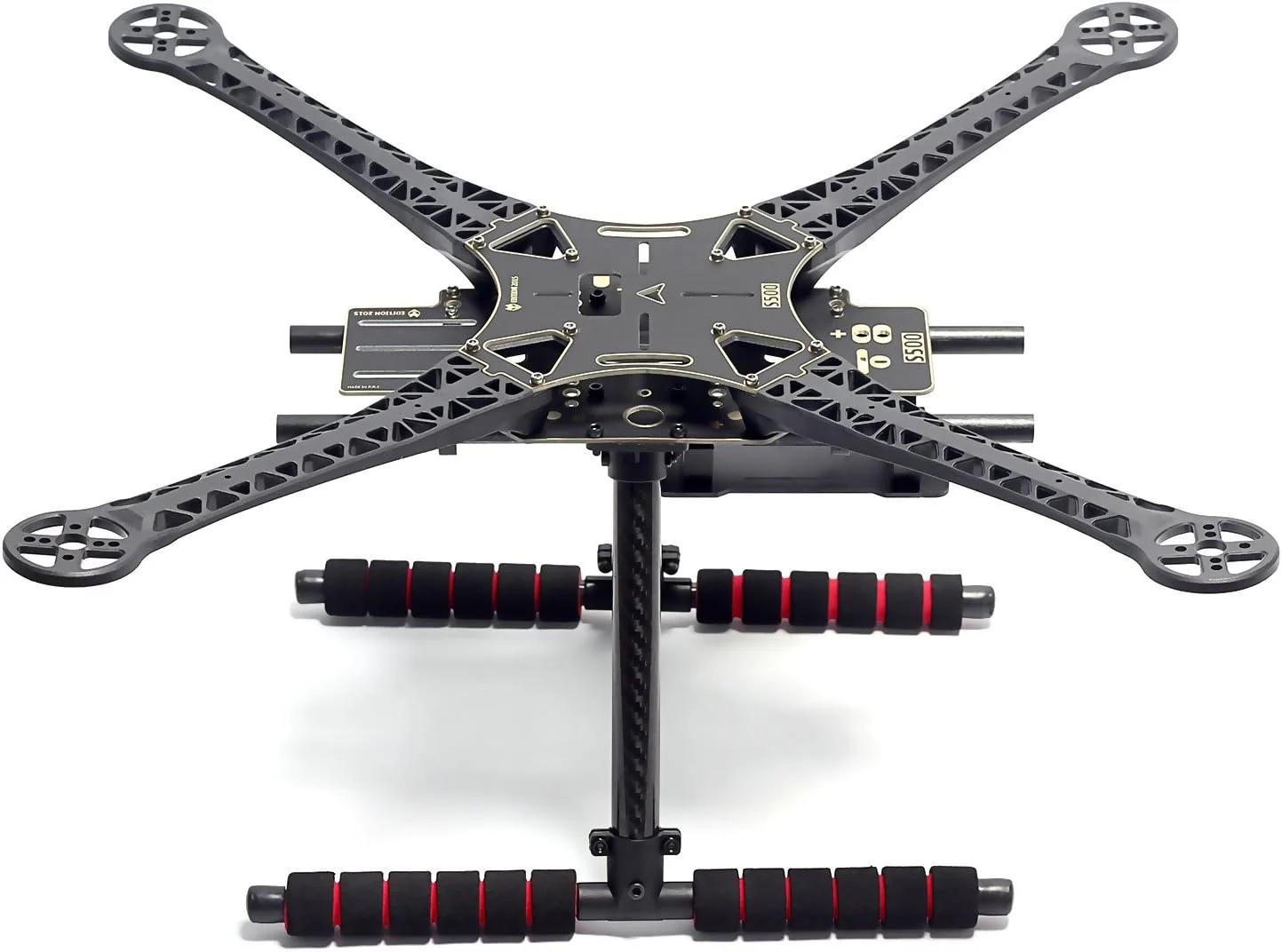 کیت فریم کوادکوپتر Readytosky S500 مدل Stretch X FPV با برد PCB و پایه فرود فیبر کربنی