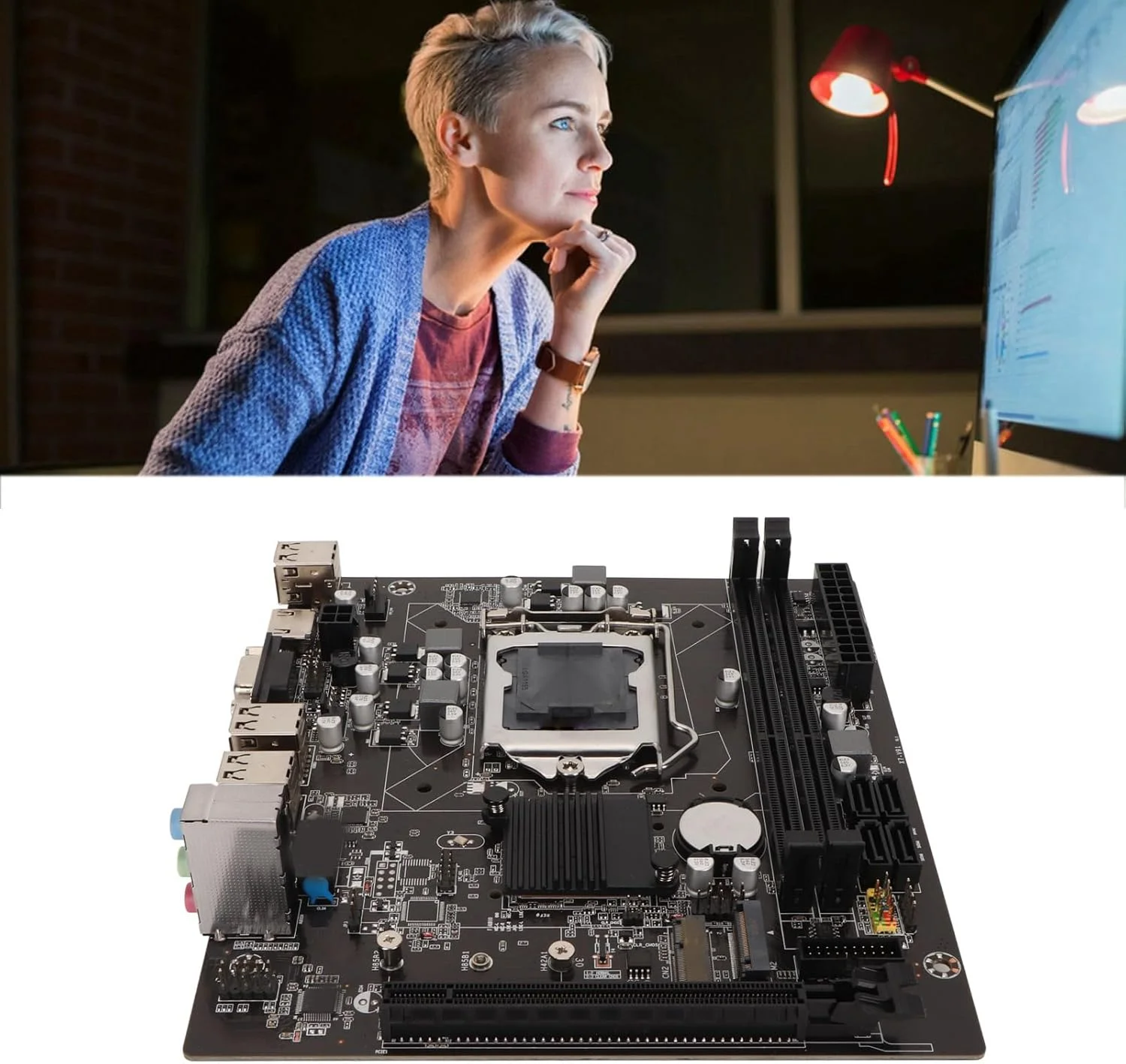 مادربرد LGA 1155 با کانال DDR3، 6 پورت USB2.0، خروجی HD، Mini ITX برای کامپیوتر