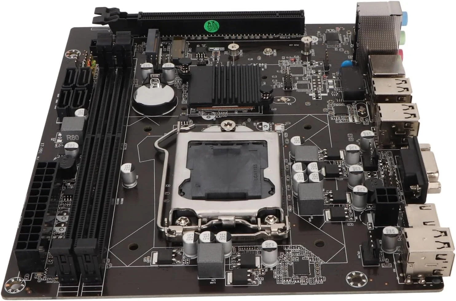 مادربرد LGA 1155 با کانال DDR3، 6 پورت USB2.0، خروجی HD، Mini ITX برای کامپیوتر