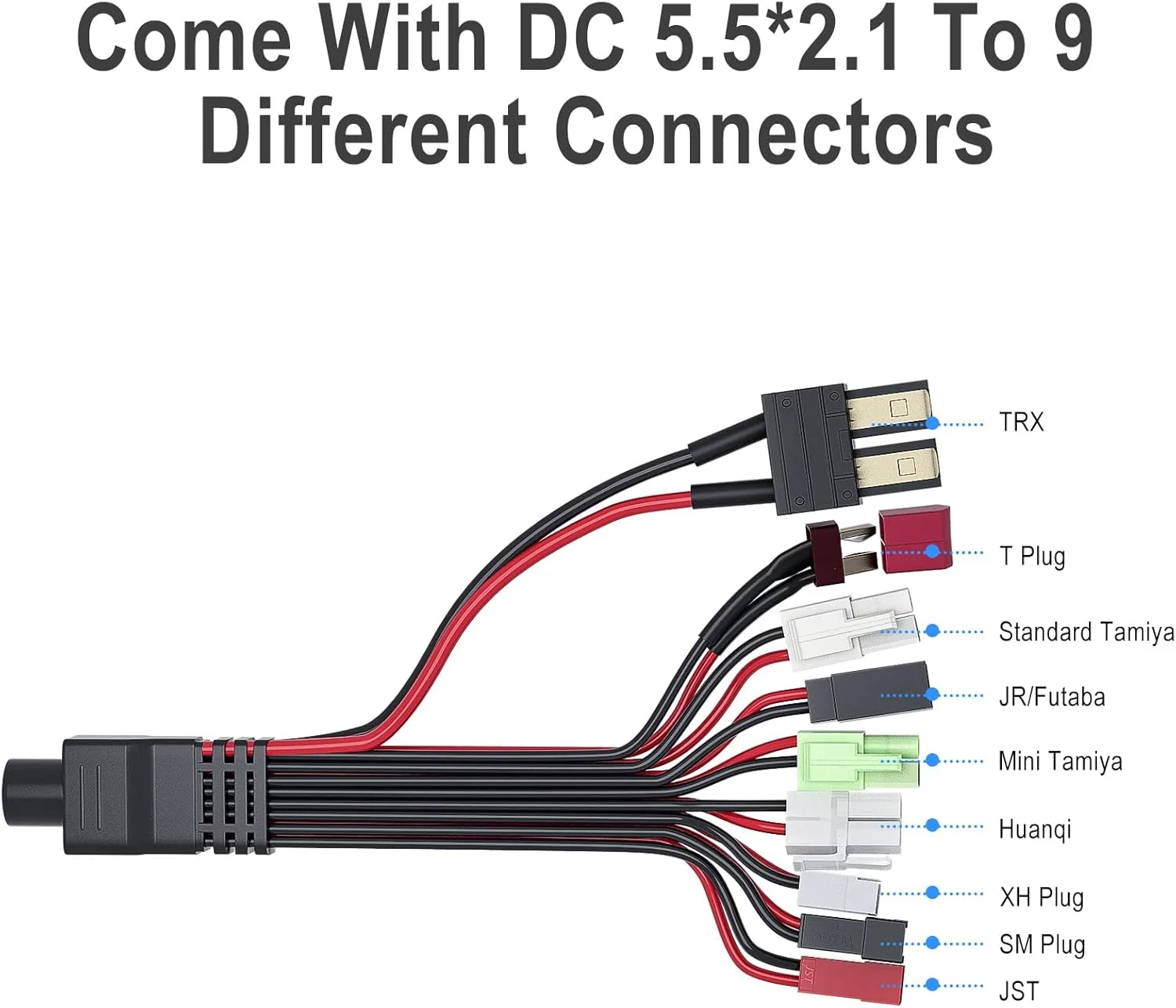 شارژر باتری آرسی SoulBay، شارژر NIMH/NICD برای باتری های 2-10 سلولی NIMH/NICD مناسب ماشین آرسی/قایق آرسی/هواپیمای آرسی/پهپاد/ایر سافت/مدل، شارژر باتری با 8 آداپتور جهانی، جریان شارژ 500-1000 میلی آمپر شارژر باتری آرسی SoulBay، شارژر NIMH/NICD برای باتری های 2-10 سلولی NIMH/NICD مناسب ماشین آرسی/قایق آرسی/هواپیمای آرسی/پهپاد/ایر سافت/مدل، شارژر باتری با 8 آداپتور جهانی، جریان شارژ 500-1000 میلی آمپر