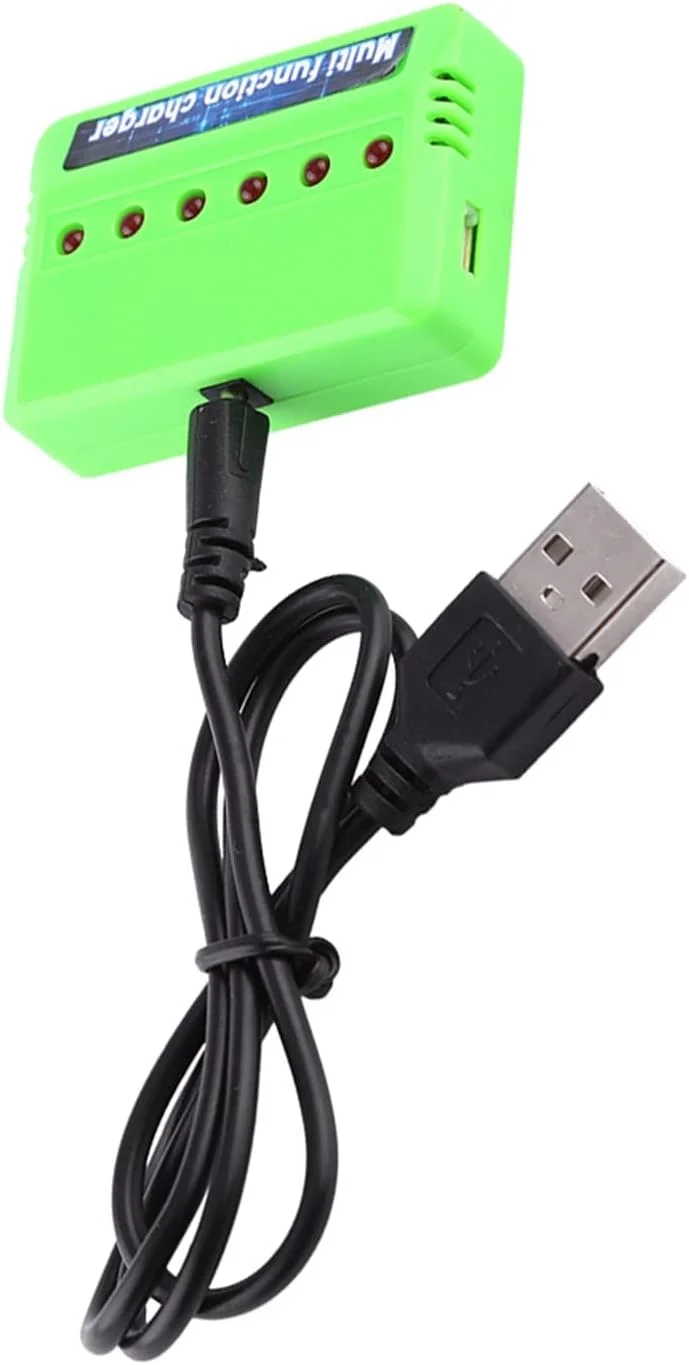 شارژر باتری پهپاد سایما X5C، شارژر چند منظوره 6 در 1 برای پهپاد کوادروتور با محافظت در برابر شارژ بیش از حد