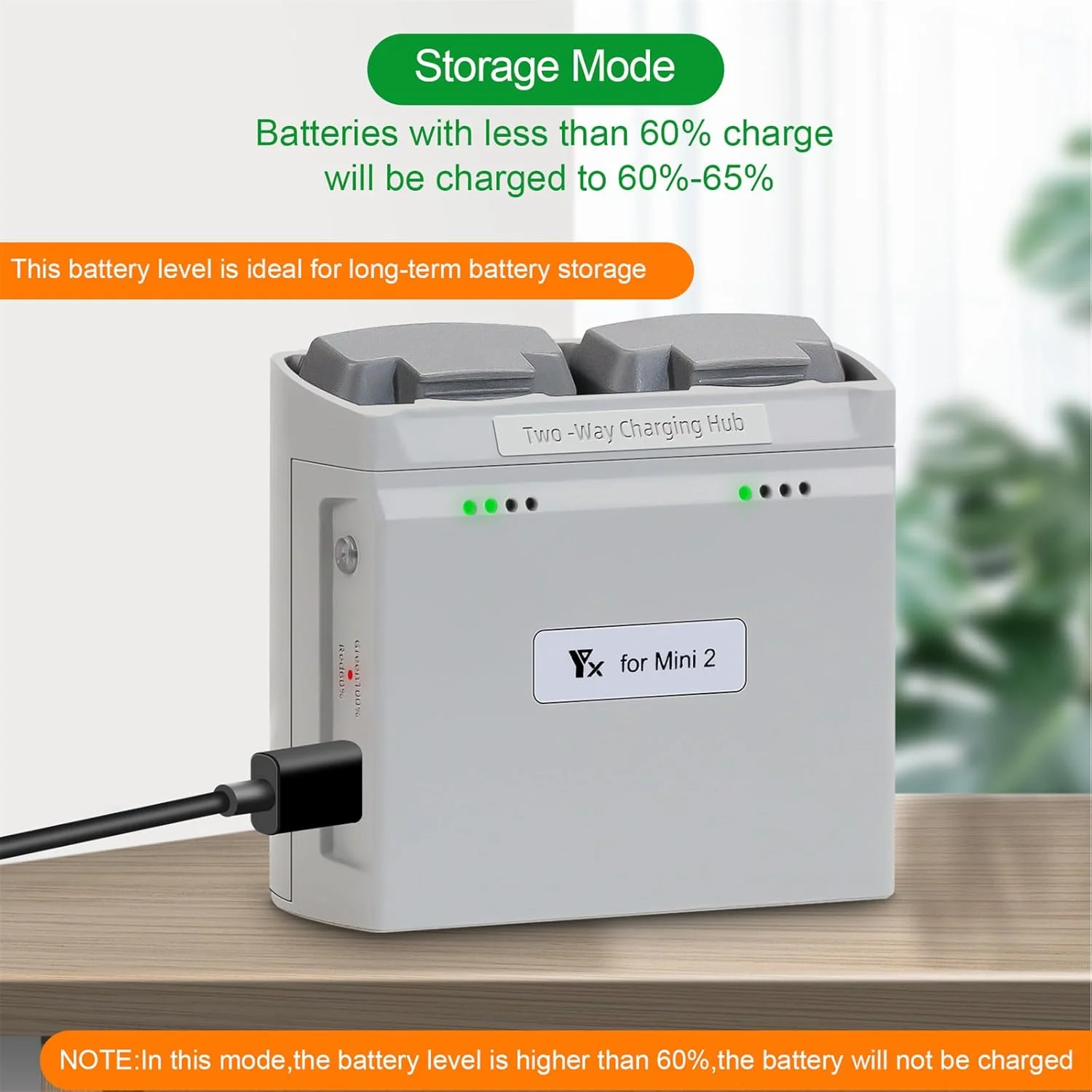 هاب شارژ دو طرفه باتری Xmipbs برای DJI Mini 2/Mini 2 SE/Mavic Mini 4K /Mini SE لوازم جانبی پهپاد، شارژر باتری دو پورت برای کوادکوپتر سری Mavic Mini 2