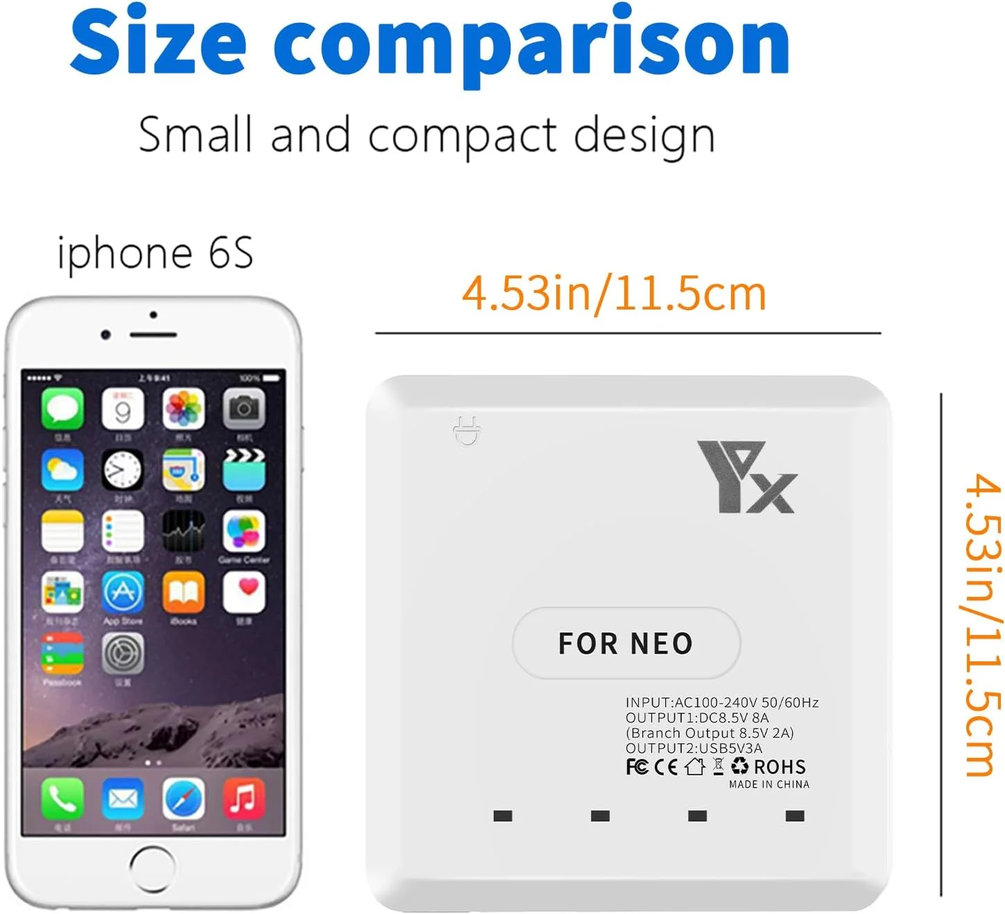 شارژر پهپاد برای DJI NEO، شارژر 6 تایی و مدیریت باتری لوازم جانبی پهپاد (استاندارد استرالیا)