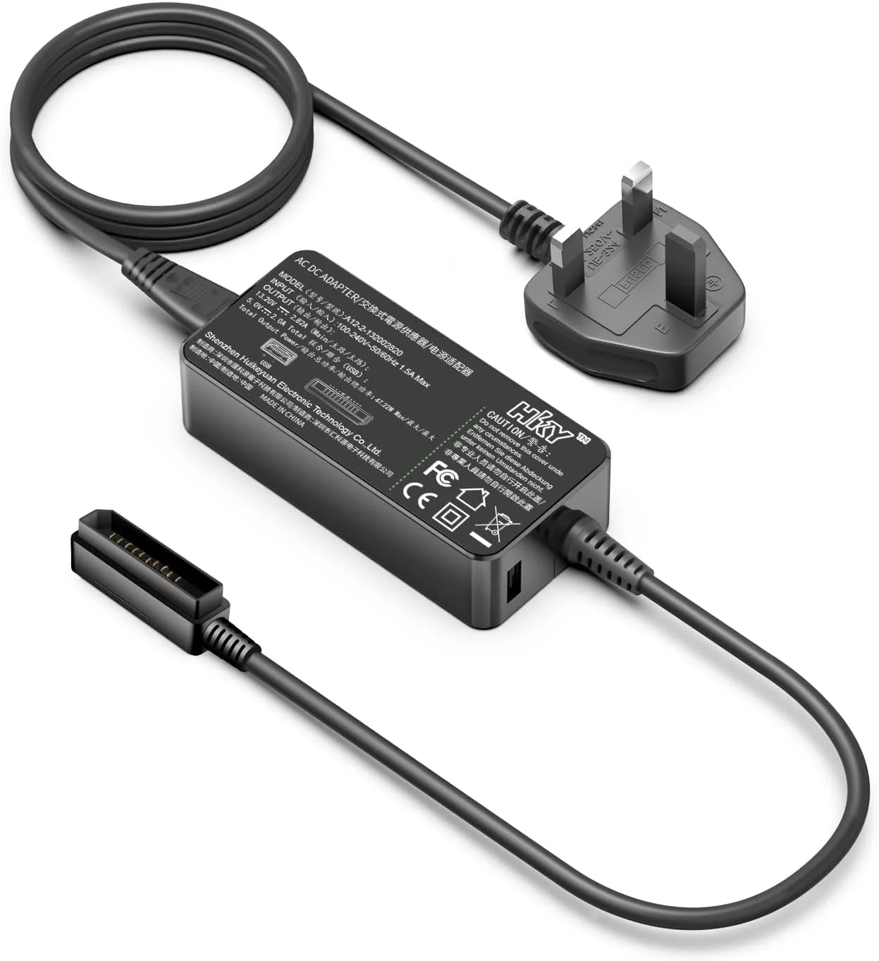 آداپتور برق جایگزین HKY 13.2V 2.82A برای شارژر باتری پرواز هوشمند DJI Mavic Air 2 / DJI Air 2S، ریموت کنترل و کابل برق آداپتور AC DC پهپاد Dji