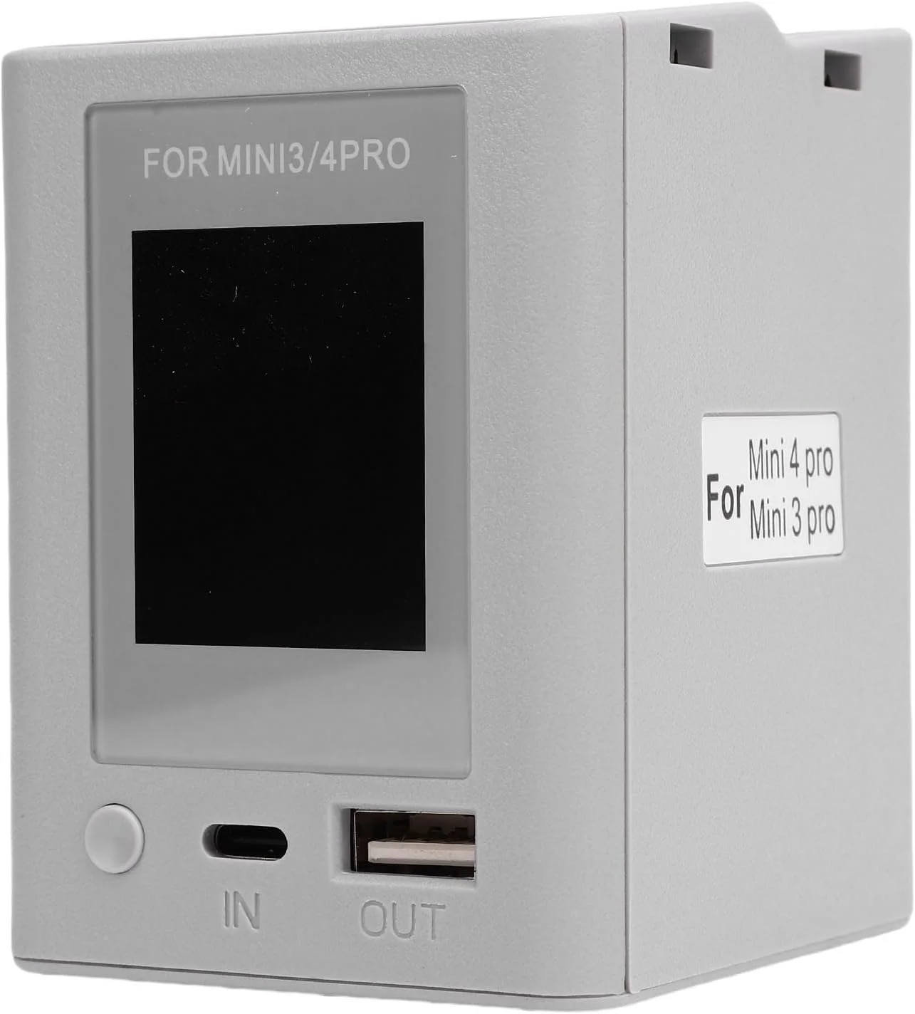 هاب شارژر باتری پهپاد GOWENIC، ایستگاه شارژ سریع PD 45 واتی با نمایشگر LCD، مناسب برای باتری های پهپاد Mini 3 3 Pro 4 Pro، شارژ همزمان 2 باتری