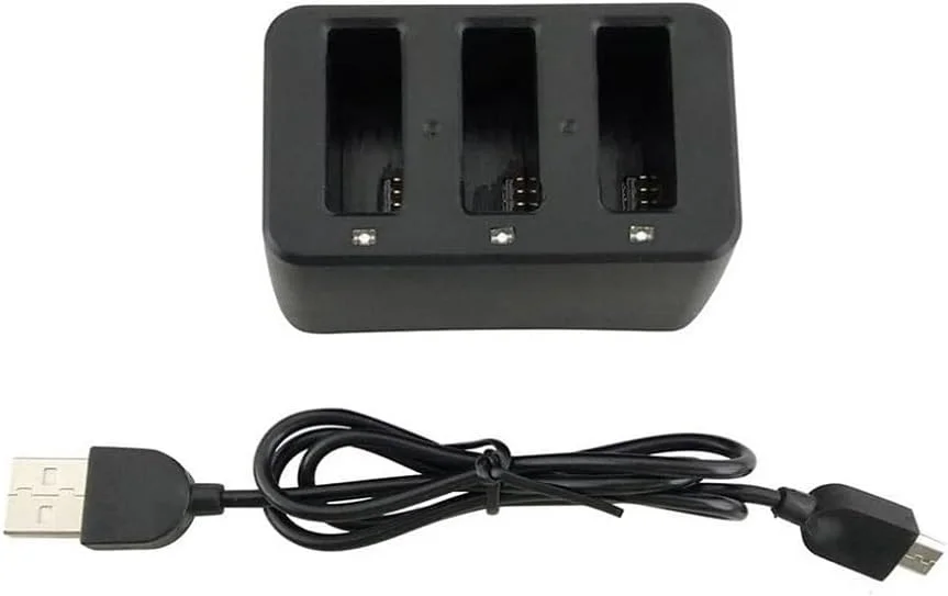 شارژر جدید 3 در 1 برای باتری لیتیومی پهپاد چهار محوره تلو، شارژر مشکی