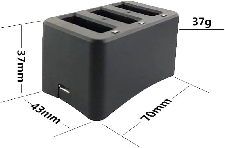 شارژر جدید 3 در 1 برای باتری لیتیومی پهپاد چهار محوره تلو، شارژر مشکی