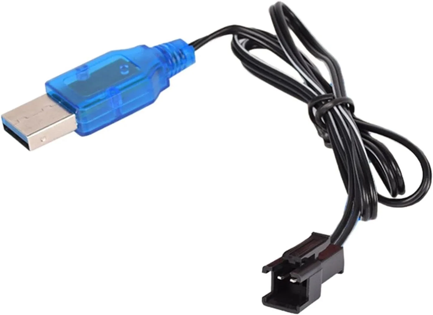 کابل شارژ باتری لیتیوم پلیمر 3.7 ولت مشکی برای اسباب بازی های الکتریکی آرسی، هواپیما، مدل، دستگاه موسیقی، قطعات وسایل نقلیه کنترل از راه دور و برنامه، شارژرهای باتری