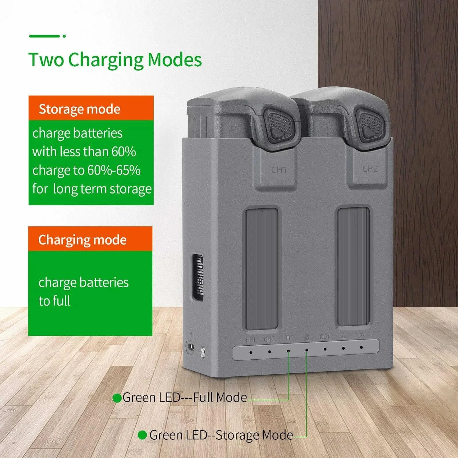 هاب شارژر دو طرفه هوشمند باتری پهپاد برای DJI Mavic 4 Pro