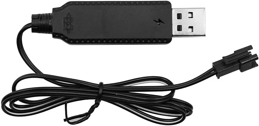 شارژر USB باتری 3.7 ولت لیتیومی با پورت SM-2P برای ماشین کنترلی، تفنگ اسپلتر بال، پهپاد FPV و کوادکوپتر - 4 عدد شارژر USB باتری 3.7 ولت لیتیومی با پورت SM-2P برای ماشین کنترلی، تفنگ اسپلتر بال، پهپاد FPV و کوادکوپتر - 4 عدد