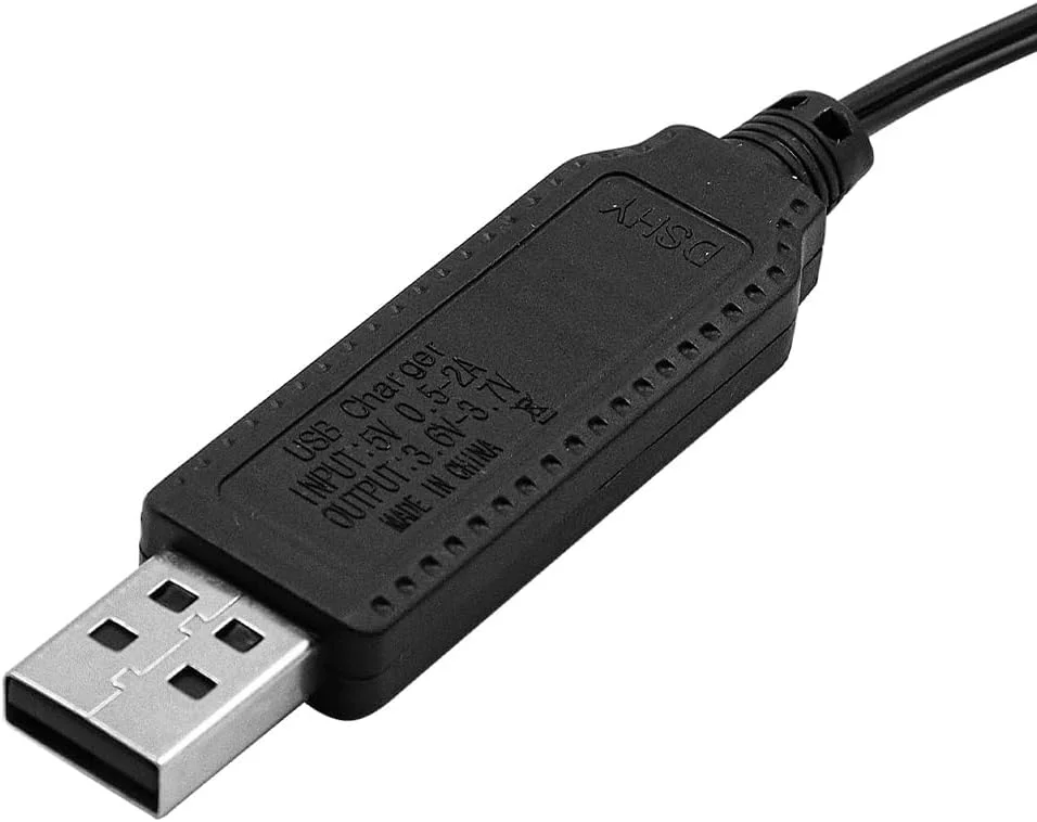 شارژر USB باتری 3.7 ولت لیتیومی با پورت SM-2P برای ماشین کنترلی، تفنگ اسپلتر بال، پهپاد FPV و کوادکوپتر - 4 عدد شارژر USB باتری 3.7 ولت لیتیومی با پورت SM-2P برای ماشین کنترلی، تفنگ اسپلتر بال، پهپاد FPV و کوادکوپتر - 4 عدد