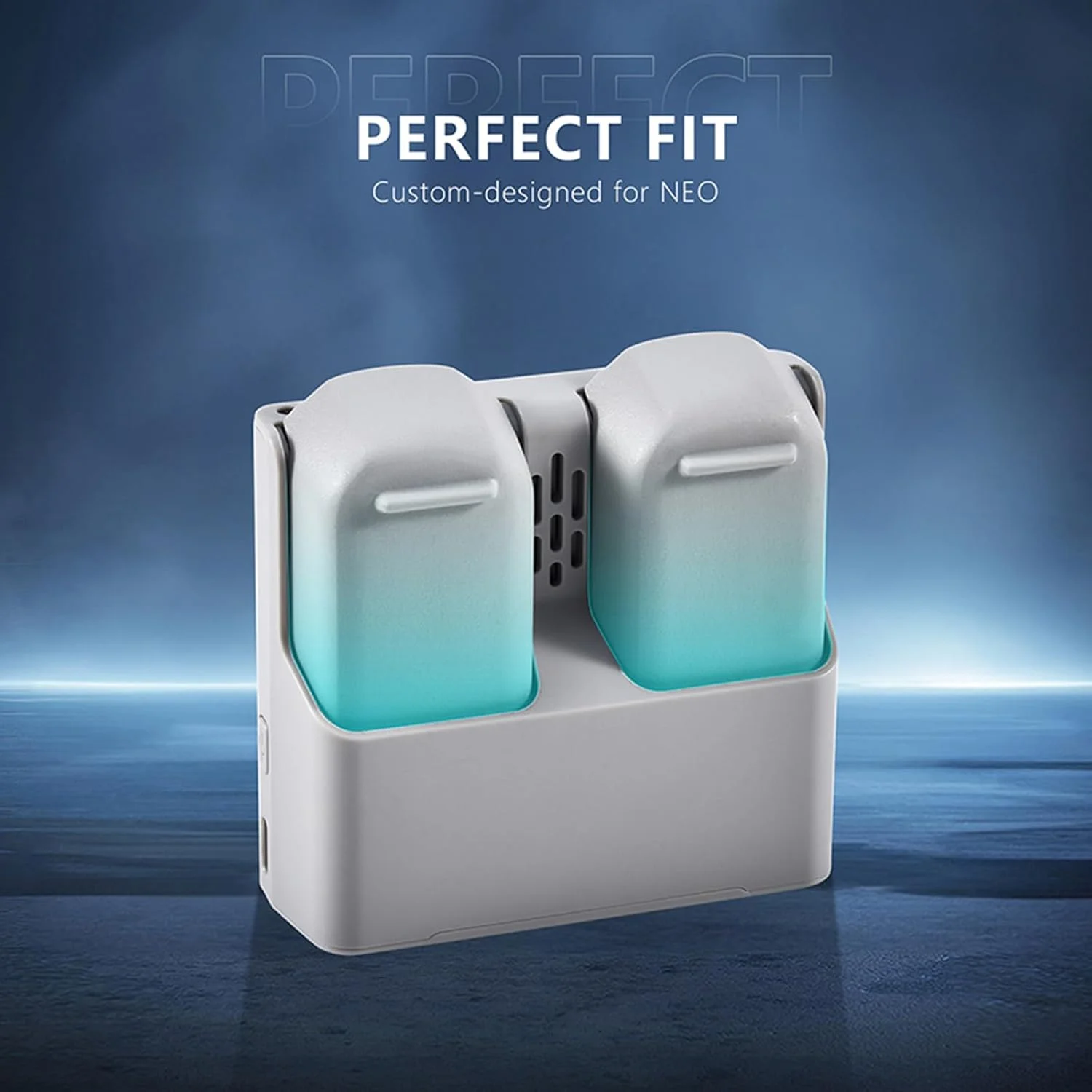 هاب شارژ دو طرفه 45 واتی، شارژر باتری سریع، شارژر باتری دوتایی با مدیریت شارژ و نگهداری سازگار با لوازم جانبی پهپاد DJI Neo، محافظت در برابر شارژ بیش از حد و ولتاژ بالا