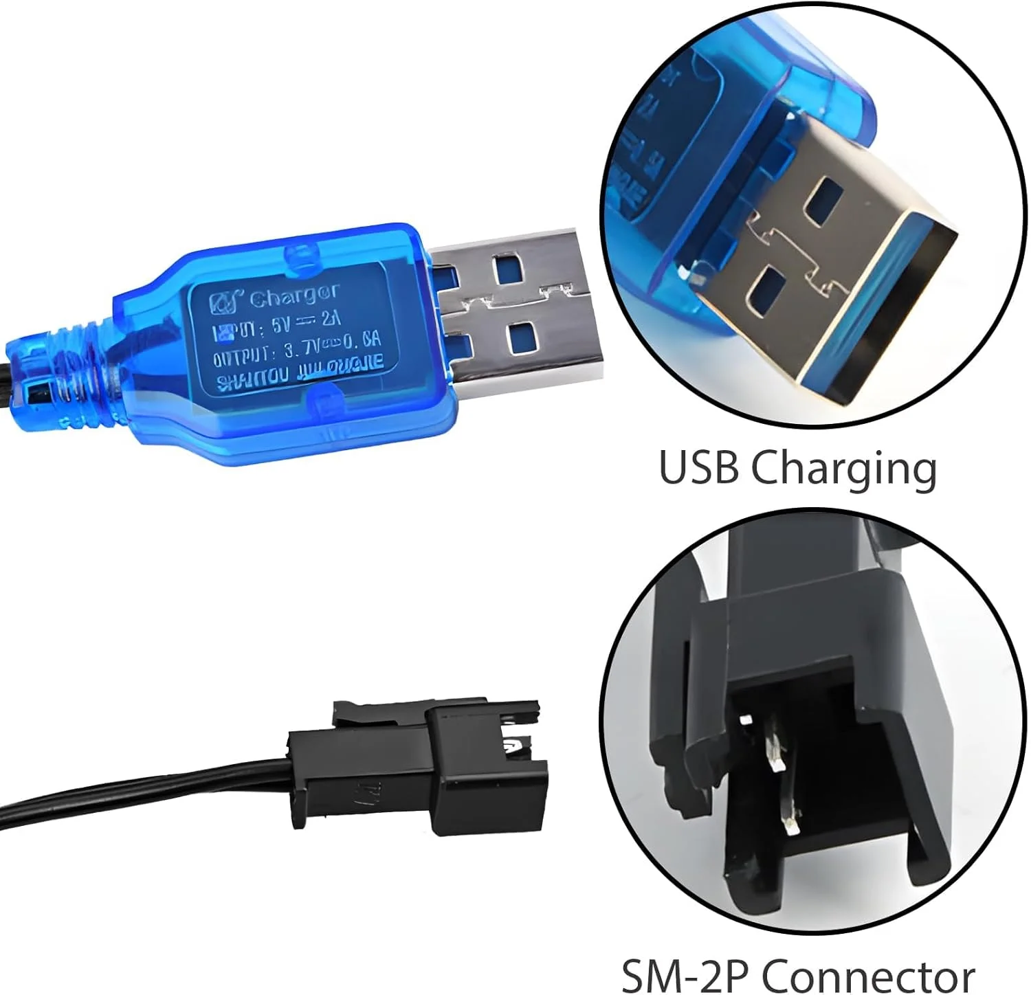 کابل شارژر باتری RC یونیورسال KASTWAVE – دوشاخه اتصال SM 4-Pin برای باتری LiPo 3.7 ولت، سازگار با ماشین های RC، قایق ها، هواپیماها، پهپادها، تانک ها، هلیکوپترها و اسباب بازی های کنترل از راه دور کابل شارژر باتری RC یونیورسال KASTWAVE – دوشاخه اتصال SM 4-Pin برای باتری LiPo 3.7 ولت، سازگار با ماشین های RC، قایق ها، هواپیماها، پهپادها، تانک ها، هلیکوپترها و اسباب بازی های کنترل از راه دور