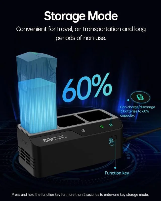 هاب شارژ باتری 200 واتی LKTOP Mavic 3 Pro، شارژر باتری Mavic 3 برای باتری پرواز هوشمند سری DJI Mavic 3، کنترلر از راه دور DJI، هاب شارژ/شارژر خودرو DJI (بدون نیاز به آداپتور) هاب شارژ باتری 200 واتی LKTOP Mavic 3 Pro، شارژر باتری Mavic 3 برای باتری پرواز هوشمند سری DJI Mavic 3، کنترلر از راه دور DJI، هاب شارژ/شارژر خودرو DJI (بدون نیاز به آداپتور)