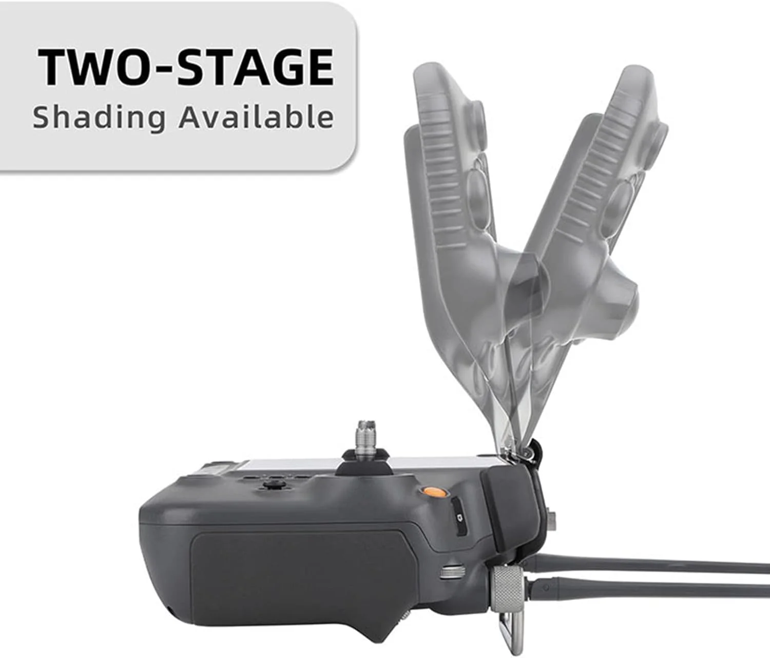 محافظ 2 در 1 برای ریموت کنترل DJI RC Plus به همراه آفتابگیر سازگار با DJI Inspire 3/AGRAS T50 T25 T40/Matrice M30 M30T لوازم جانبی پهپاد