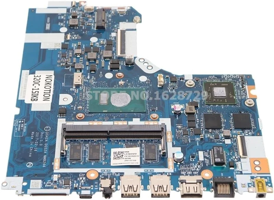 مادربرد لپ تاپ DG42A DG52A NMB244 NM-B244 مناسب برای IdeaPad 320-15IKB 330-15IKB 320C-15IKB با پردازنده I5-7200U و کارت گرافیک 4GB 2GB (پردازنده I5-7200U)
