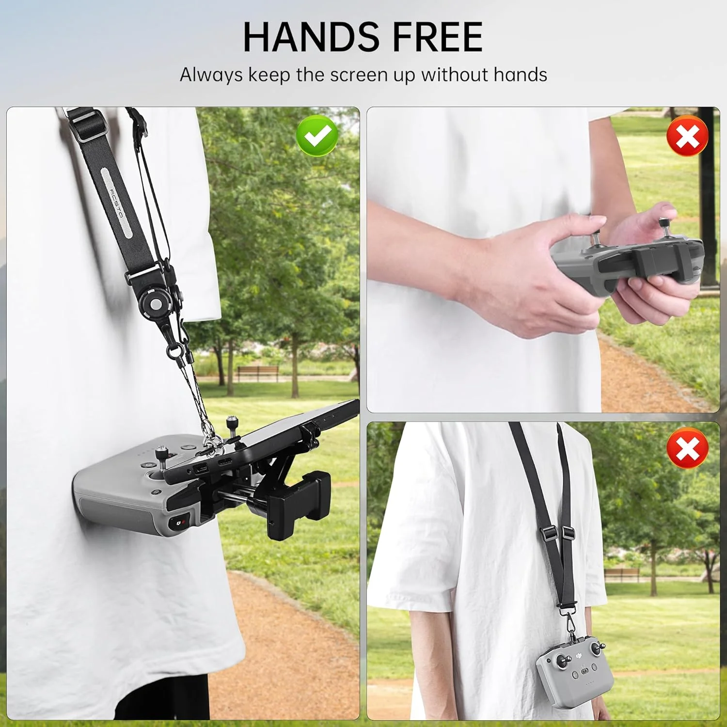 بند گردنی تعادل RCGEEK برای کنترلر DJI RC N2 / RC N1/ RC N1C بند گردنی تعادل RCGEEK برای کنترلر DJI RC N2 / RC N1/ RC N1C