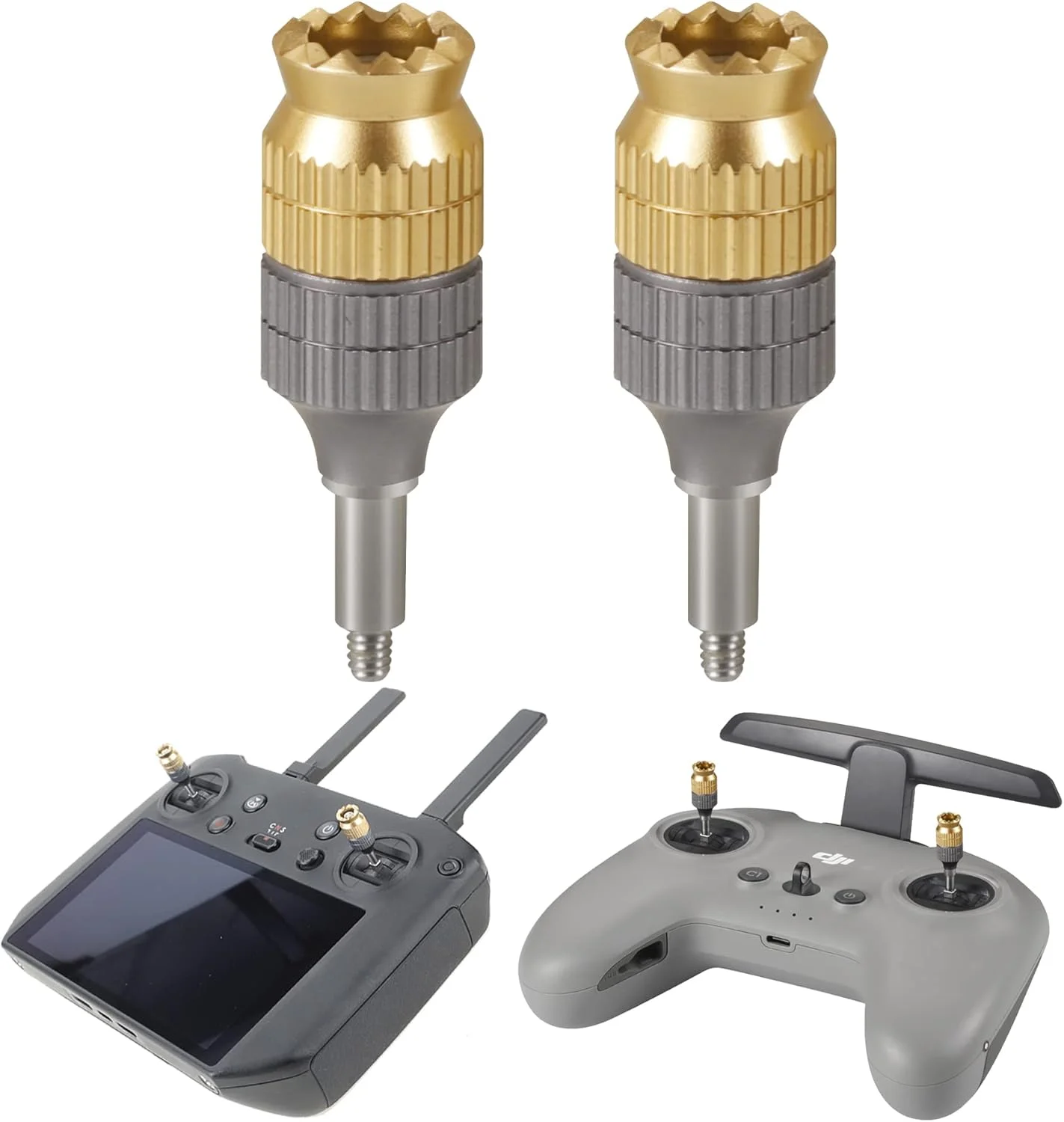 افزایش دهنده طول جوی استیک Hanatora برای ریموت کنترل DJI FPV 3 2، Neo، Avata 2، RC Pro، اکستندر فلزی کنترل، لوازم جانبی جایگزین استیک های انگشتی بلند