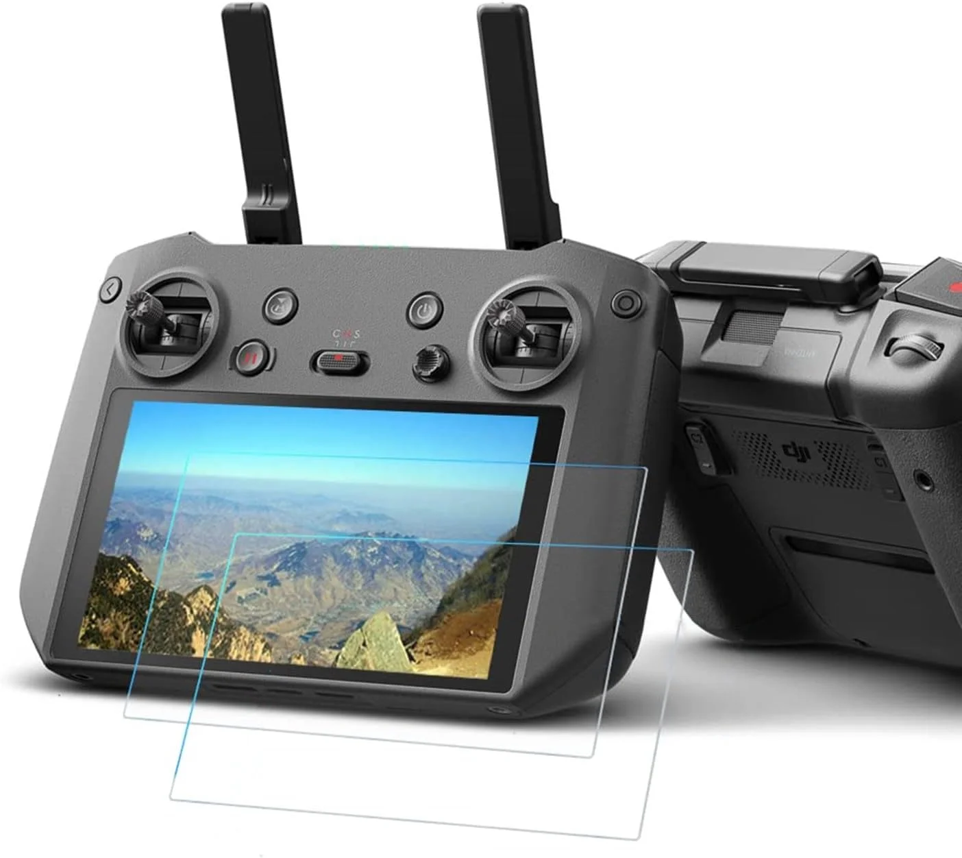محافظ صفحه نمایش شیشه ای حرارت دیده eWINNER، سازگار با کنترلر هوشمند DJI RC Pro برای DJI Mavic 3 / Cine/Air 2S / Mavic 2 Pro & Zoom لوازم جانبی کنترل از راه دور پهپاد، 2 عدد