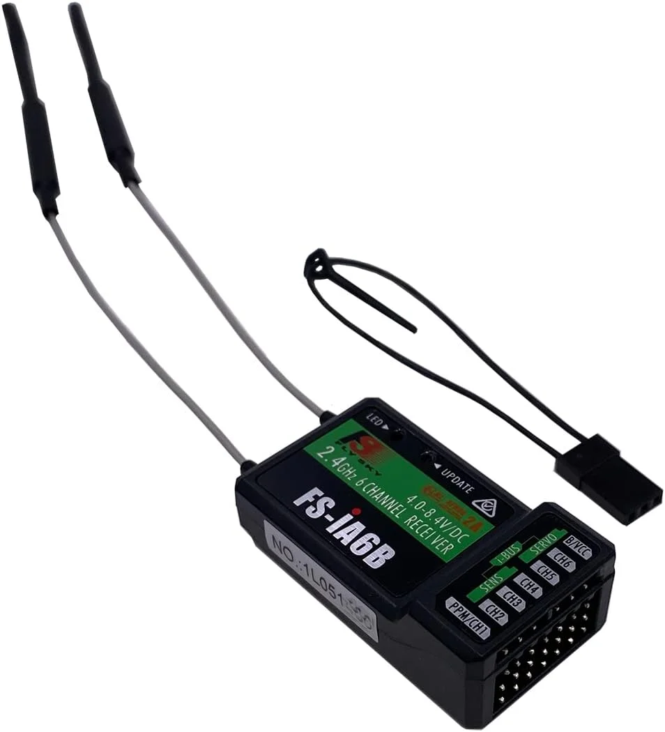 فرستنده رادیویی 6 کاناله DTXMX FS-i6X و گیرنده FS-iA6B 2.4GHz برای کوادکوپتر RC و پهپاد مسابقه ای FPV، سازگار با Flysky AFHDS2A RX فرستنده رادیویی 6 کاناله DTXMX FS-i6X و گیرنده FS-iA6B 2.4GHz برای کوادکوپتر RC و پهپاد مسابقه ای FPV، سازگار با Flysky AFHDS2A RX