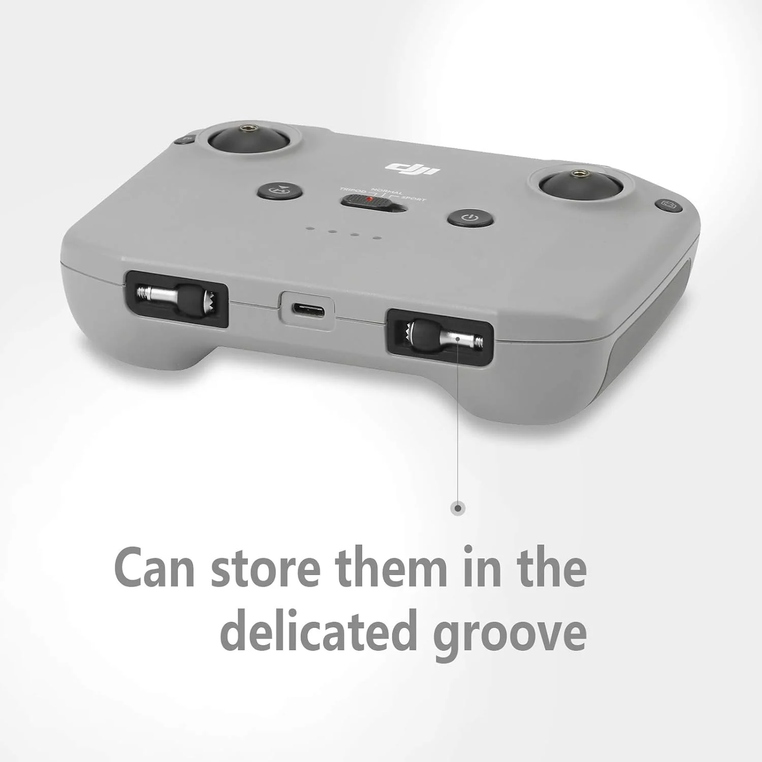 اهرم کنترل از راه دور Hanatora برای DJI Mavic 3، Mini 2، Mini 3 Pro، Air 2S، Mavic Air 2، جوی استیک آلومینیومی فلزی جایگزین پهپاد