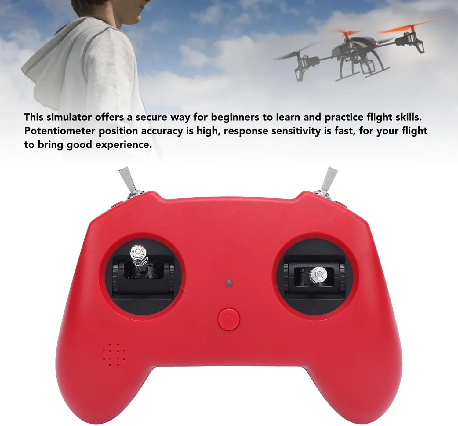 کنترلر از راه دور FPV، کنترلر شبیه ساز پهپاد مسابقه ای 8 کاناله برای Super Link SL8، کنترلر پهپاد FPV، فرستنده رادیویی کنترل از راه دور پهپاد