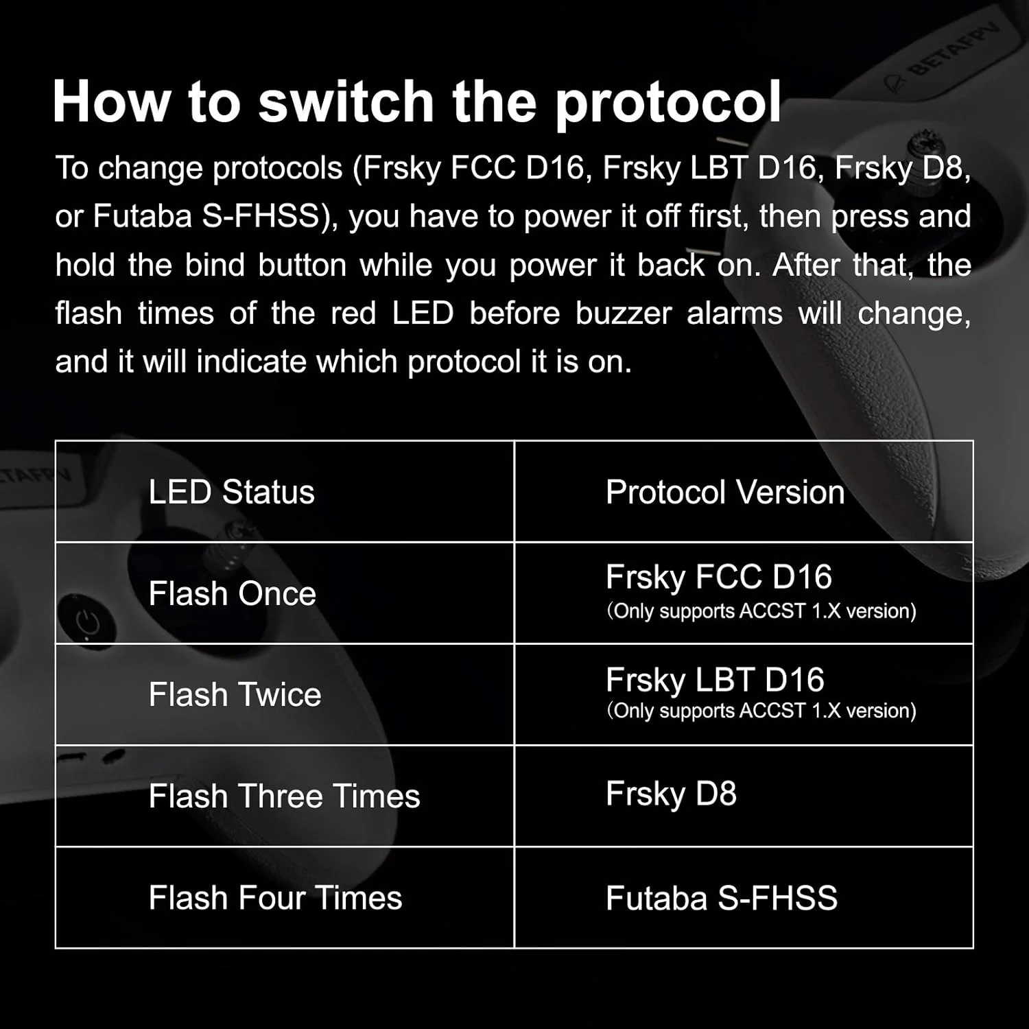 رادیو کنترلر BETAFPV LiteRadio 2 SE Frsky D16، باتری داخلی 1000mAh، پشتیبانی از شبیه ساز FPV، بروزرسانی سیستم عامل، کالیبره جوی استیک، BETAFPV Configurator V2، برای FPV RC Drone