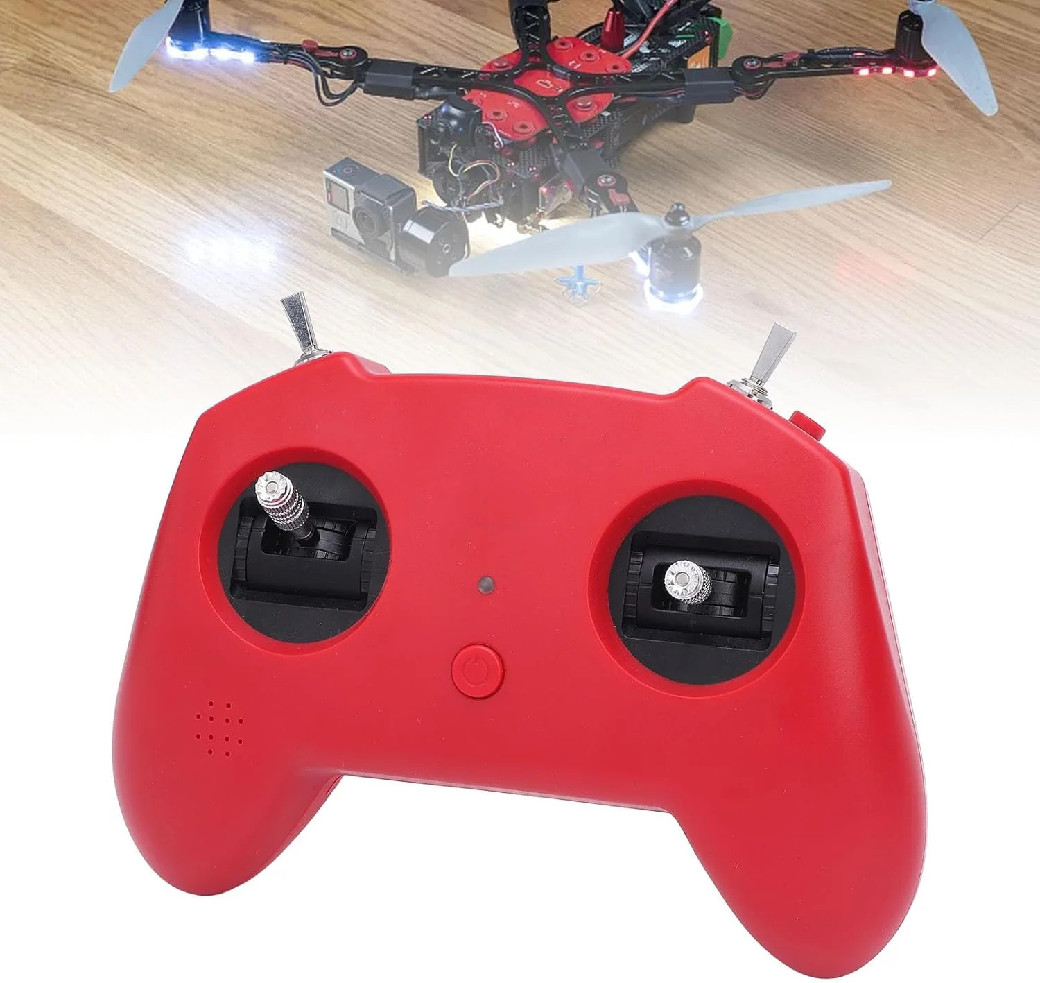 کنترلر از راه دور FPV برای Super Link SL8، کنترلر شبیه ساز پهپاد مسابقه ای FPV، پشتیبانی از شبیه ساز FPV، کالیبراسیون جوی استیک، سازگار با نرم افزار اصلی پهپاد FPV