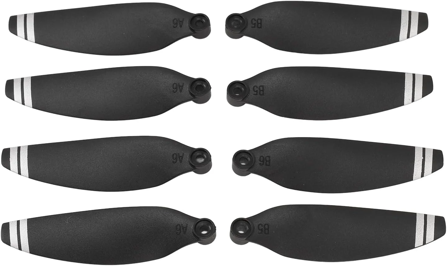 مجموعه 8 عددی پروانه های جایگزین پهپاد کم صدا Zerodis، نصب آسان، جنس عالی، سازگاری گسترده، بسته کامل