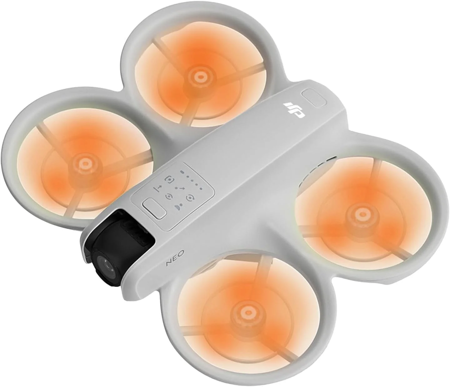 پروانه های رنگارنگ برای پهپاد DJI Neo، سبک وزن، بادوام، پره های بال برای لوازم جانبی DJI Neo، قطعه یدکی تعویض سریع 4 عددی (نارنجی)