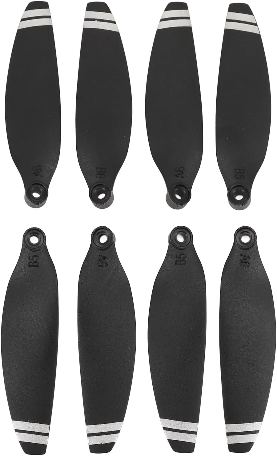 مجموعه 8 عددی پروانه های جایگزین پهپاد کم صدا Zerodis، نصب آسان، جنس عالی، سازگاری گسترده، بسته کامل