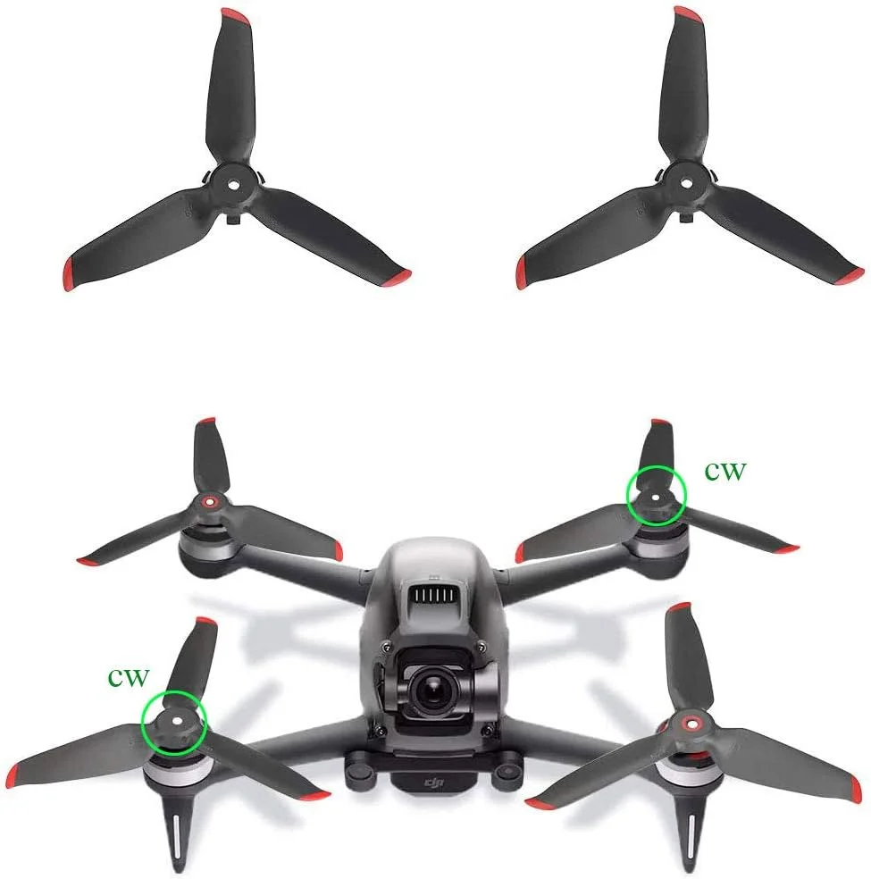 پروانه های جایگزین YETEETH، بسته 8 عددی، مناسب برای لوازم جانبی پهپاد DJI FPV، ملخ های کم صدا