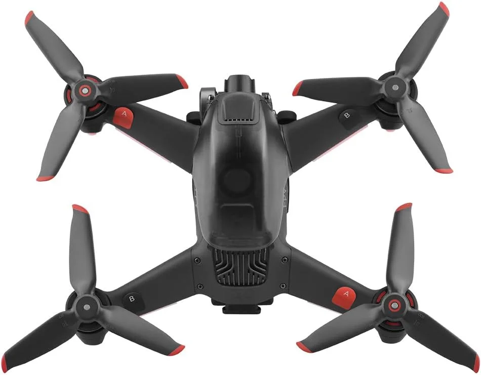 پروانه های FPV سنهای، 2 جفت، سازگار با پهپاد DJI FPV Combo، باله های پروانه برای پهپاد نمایشی UAV کوادکوپتر با دوربین 4K - لبه قرمز