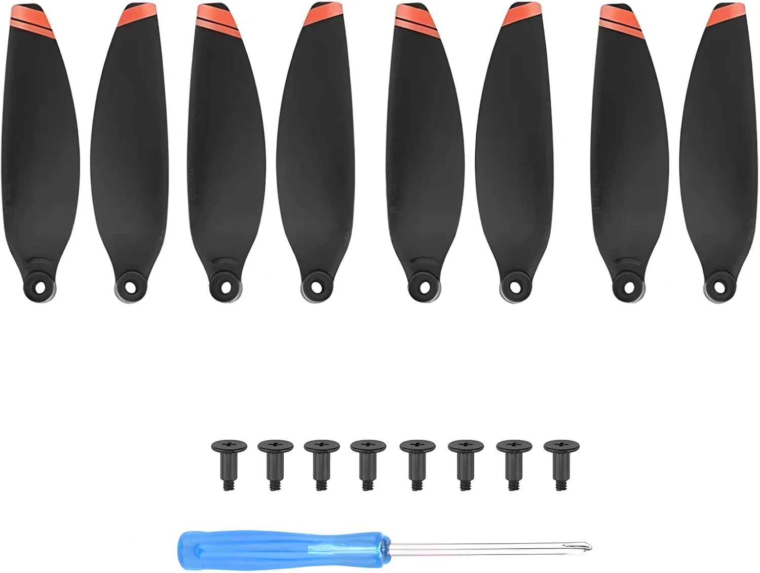 8 عدد پروانه کوچک جایگزین برای پهپادهای DJI Mini 2، Mini 2 SE و Mini 4K، ملخ های کم صدا با قابلیت نصب سریع