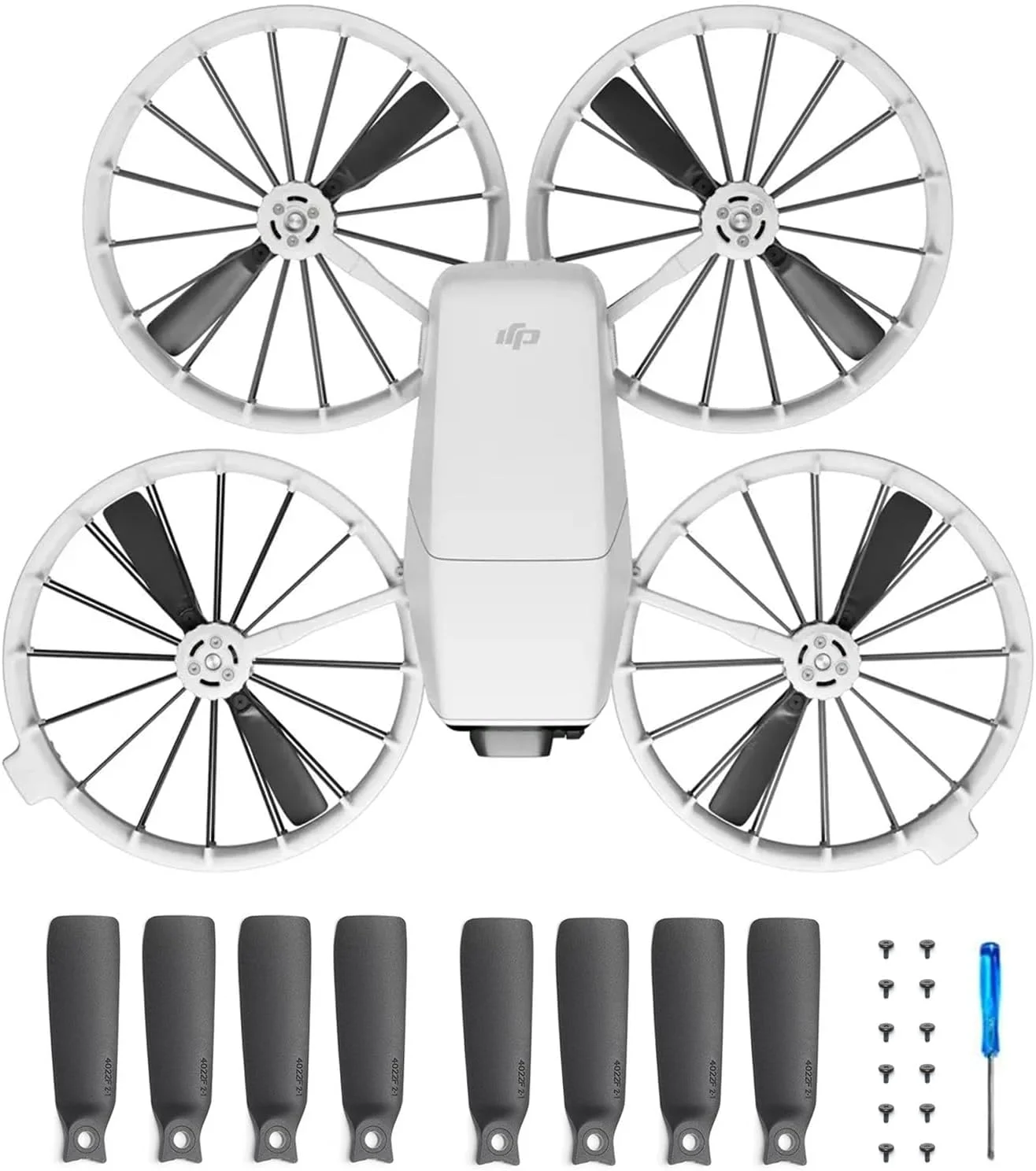 ۲۴ عدد پروانه برای پهپاد DJI Flip، تیغههای کم صدا با قابلیت رهاسازی سریع، پرههای جایگزین بادوام و سبک، شامل پیچها و پیچگوشتی برای نصب آسان ۲۴ عدد پروانه برای پهپاد DJI Flip، تیغههای کم صدا با قابلیت رهاسازی سریع، پرههای جایگزین بادوام و سبک، شامل پیچها و پیچگوشتی برای نصب آسان