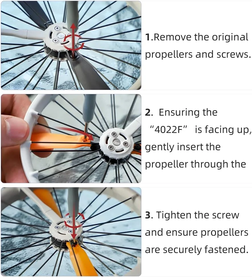 ۸ عدد پروانه جایگزین، ملخ های جایگزین، تیغه های ملخ پهپاد برای لوازم جانبی پهپاد DJI Flip ۸ عدد پروانه جایگزین، ملخ های جایگزین، تیغه های ملخ پهپاد برای لوازم جانبی پهپاد DJI Flip