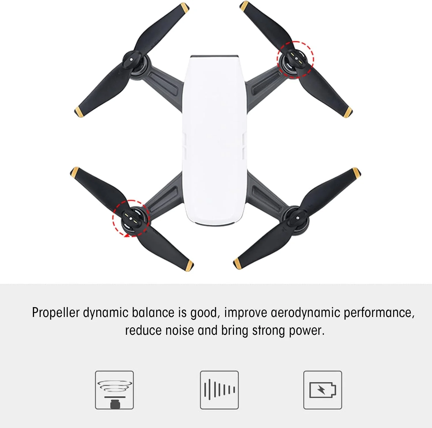 پروانه های کم صدا، مجموعه لوازم جانبی، جایگزینی برای اسپارک - قابلیت اطمینان بالا، پایدار، اندازه کوچک (تزئینات طلایی)