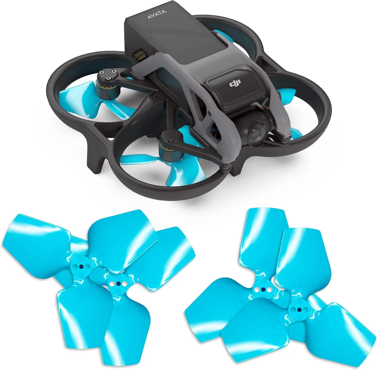 پروانه های ارتقا یافته 3 پره Master Airscrew برای DJI Avata - آبی، 4 عدد