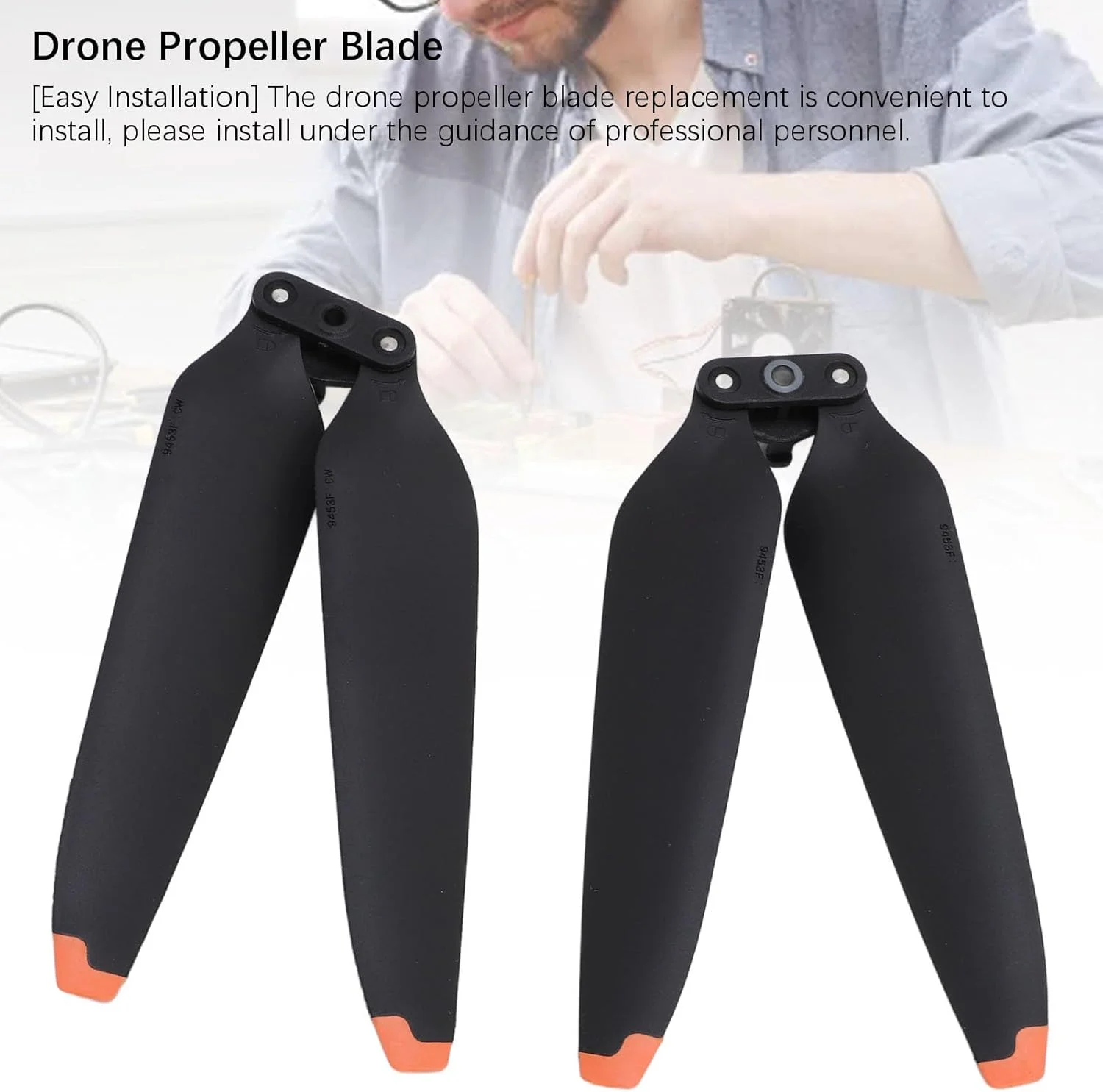 پروانه/بال پلاستیکی جایگزین پهپاد Jiawu برای 3، 3c، 3Pro، ساخت دقیق، مناسب برای علاقه مندان به پهپاد