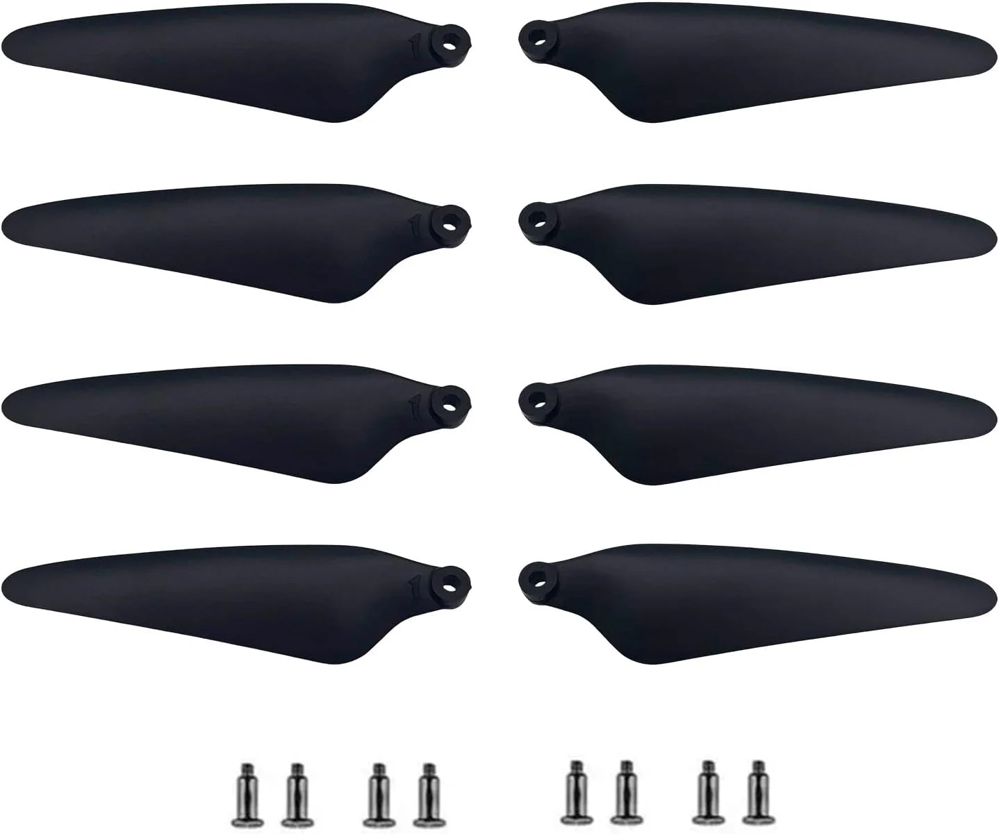 8 عدد پروانه HS360S برای پهپاد HS360S، قطعات جایگزین پره های پروانه، لوازم جانبی پهپاد به همراه پیچ