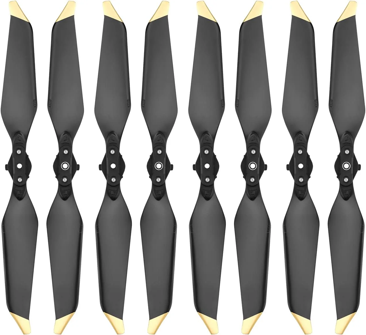 پروانه های کم صدا HeiyRC مدل 8331، 8 عددی، برای DJI Mavic Pro/Mavic Pro Platinum، ملخ های تاشو تعویضی با قابلیت رهاسازی سریع، 4 عدد پادساعتگرد + 4 عدد ساعتگرد