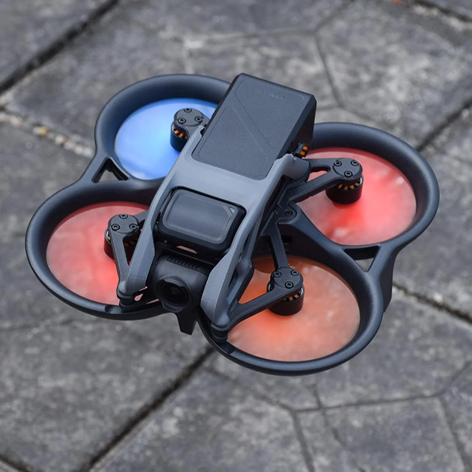 مجموعه 4 عددی پروانه کم صدا LEYT، پره‌های 5 تیغه با ثبات بالا، رهاسازی سریع (آبی)