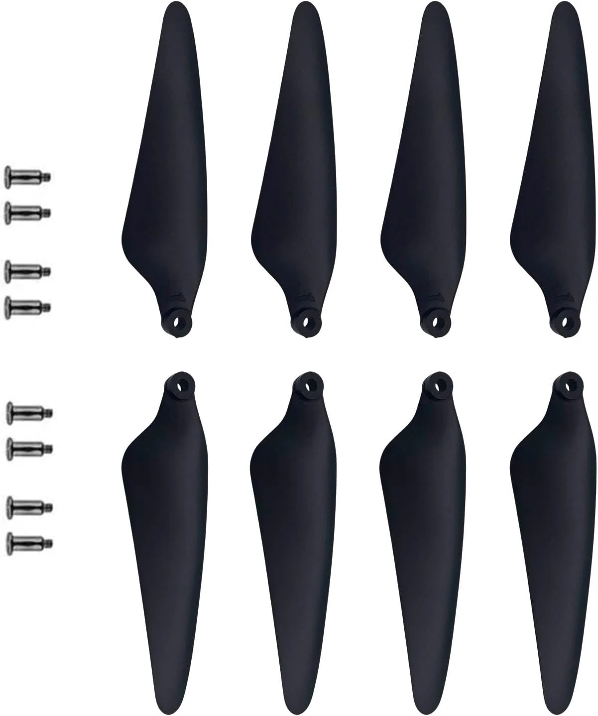 8 عدد پروانه HS360S برای پهپاد HS360S، قطعات جایگزین پره های پروانه، لوازم جانبی پهپاد به همراه پیچ