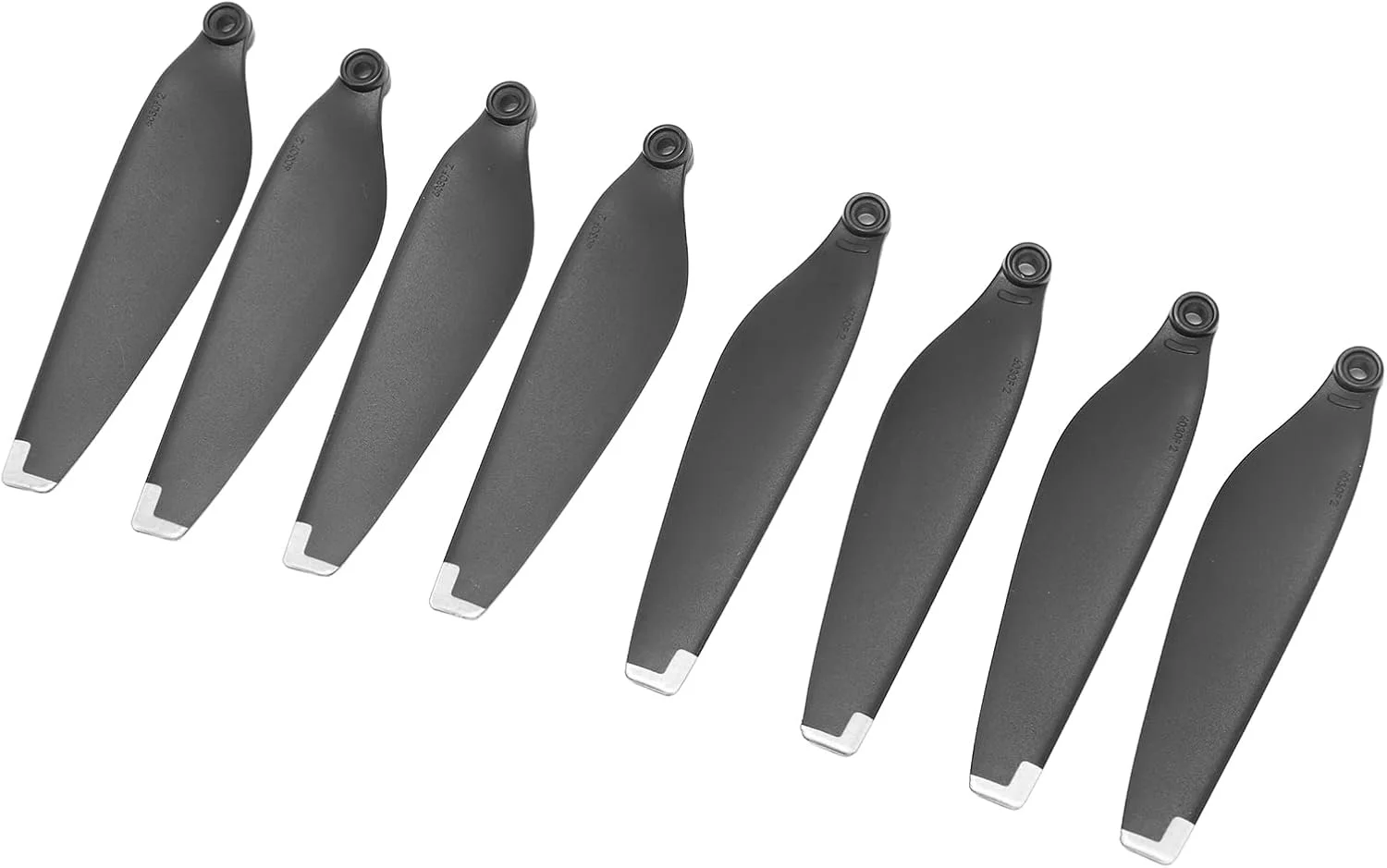 پروانه 6030F عمومی، ساخته شده از پلاستیک انعطاف پذیر و مقاوم، پروانه دو طرفه راه راه برای مینی 3 پرو (نوک نقره ای)