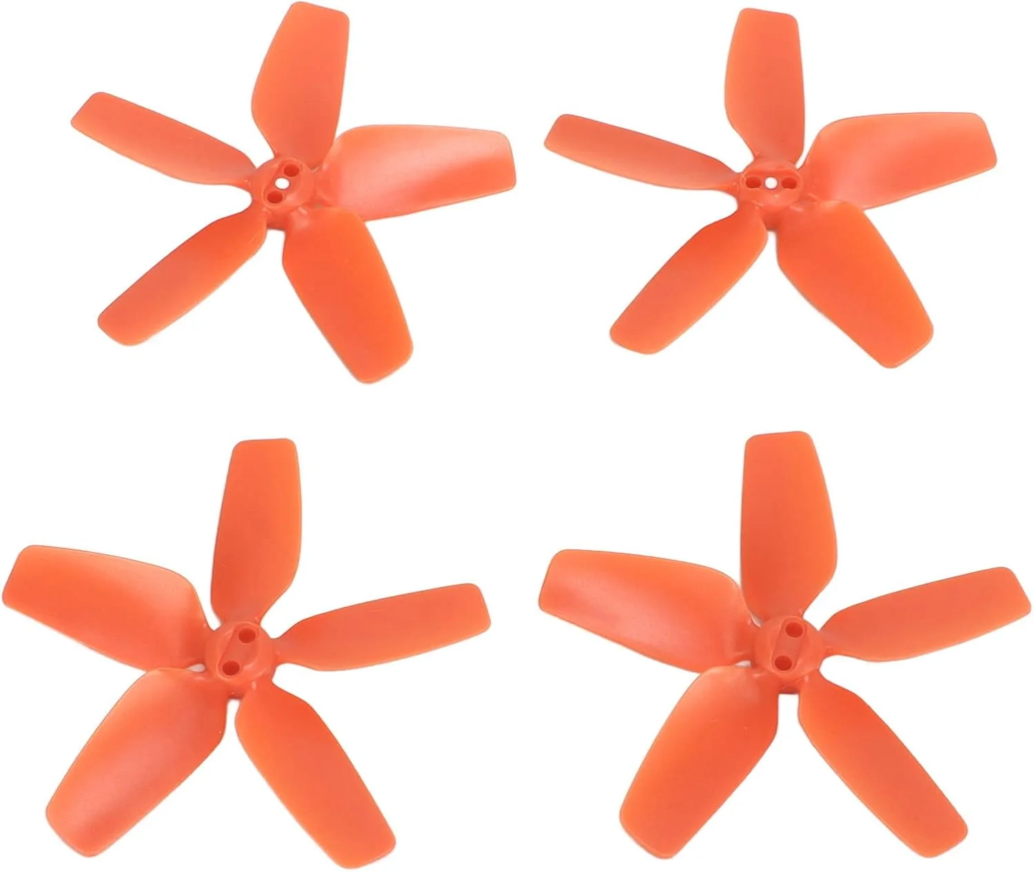 پروانه پهپاد رنگی عمومی، 4 عدد پروانه پهپاد سبک وزن و متعادل با منحنی صاف و پایداری بالا، برای DIY (نارنجی)