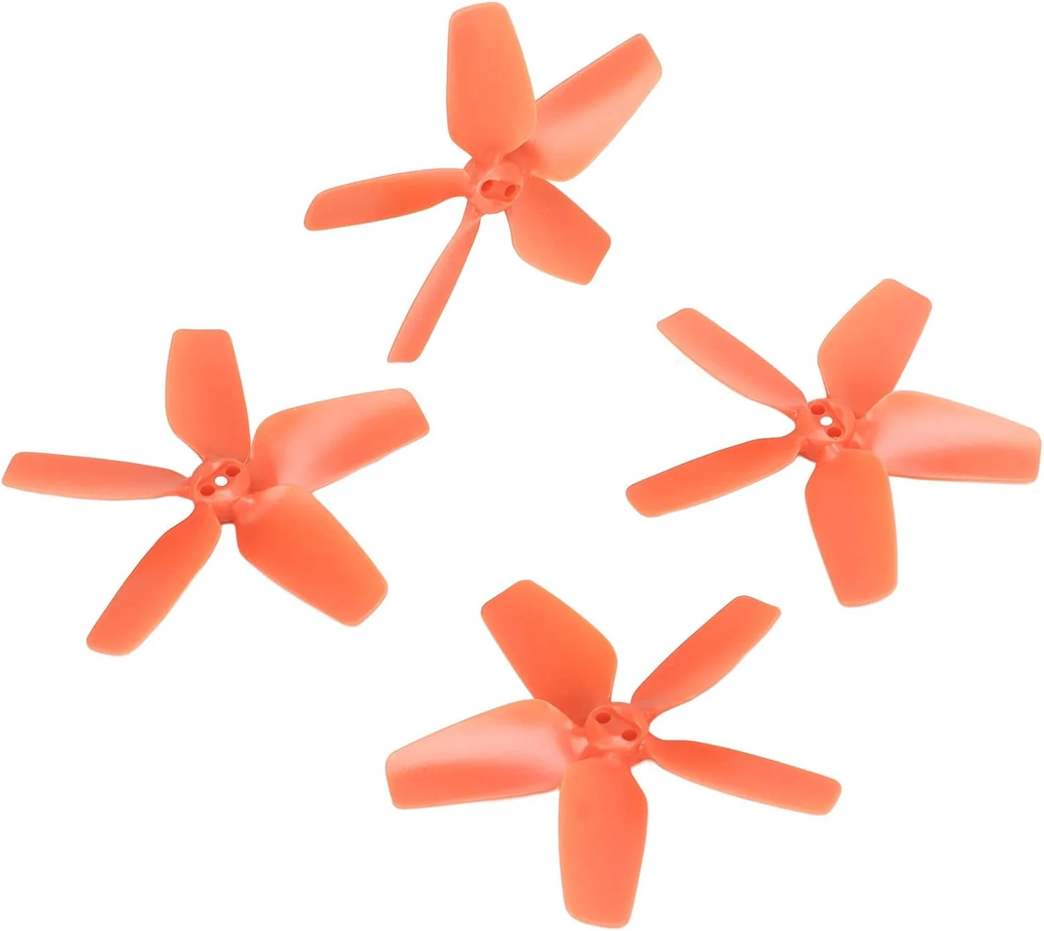 پروانه پهپاد رنگی عمومی، 4 عدد پروانه پهپاد سبک وزن و متعادل با منحنی صاف و پایداری بالا، برای DIY (نارنجی)