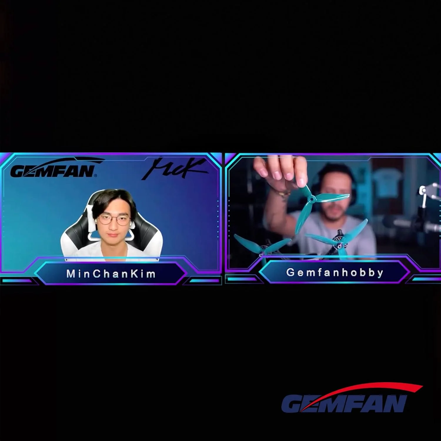 پروانه سه پره 5.1 اینچی Gemfan Hurricane 51466 MCK Edition V2 ملخ های CW CCW سازگار با موتور براشلس Xing 2207 2208 2205-2306 برای FPV RC Racing Drone (20 عدد، 10CW + 10CCW)